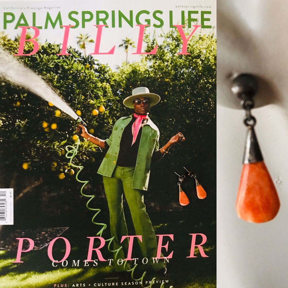 Beautiful PERUVIAN Pierced Dangle EARRINGS
